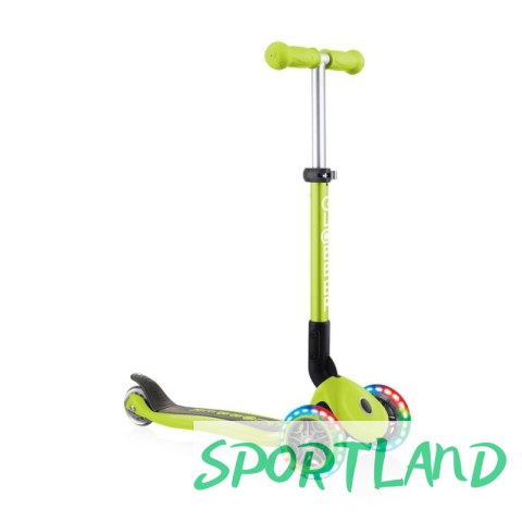 Hulajnoga 3-kołowa Globber Foldable Lights Lime Green Jr 437-106 N/A