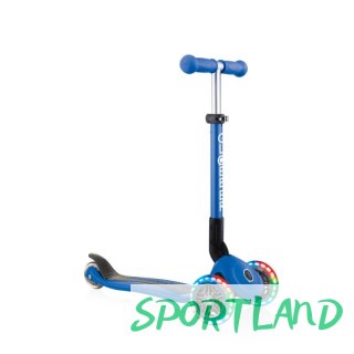 Hulajnoga 3-kołowa Globber Foldable Lights Navy Blue Jr 437-100 N/A