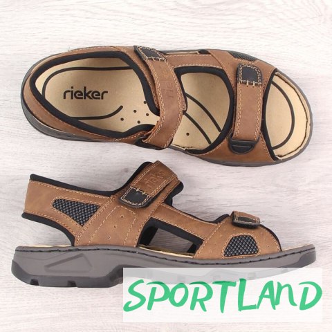 Sandały na rzepy Rieker M 26156-25 RKR447B 44 Sandały na rzepy Rieker M 26156-25 RKR447B 44
