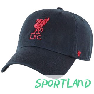 Czapka z daszkiem 47 Brand Liverpool EPL FC Clean Up Cap EPL-RGW04GWS-BKC One size