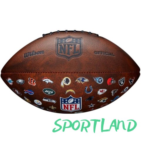 Piłka Wilson NFL JR Throwback FB 32 Team Logo Ball WTF1534XBNFL 7 Piłka Wilson NFL JR Throwback FB 32 Team Logo Ball WTF1534XBNFL 7
