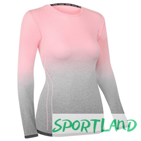 Bielizna termoaktywna Spokey Flora Set Lady Termo SM VT W 6114300000 szaro-różowa S/M