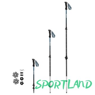 Kije trekkingowe Spokey CARBON 940974 105-135cm