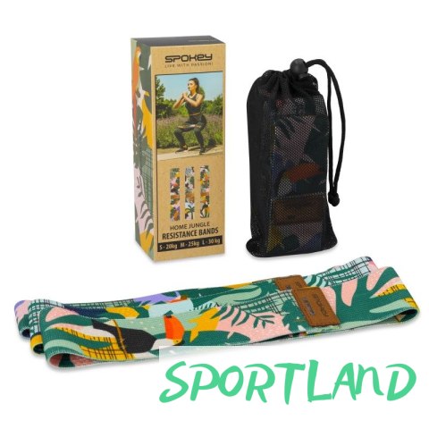 Zestaw gum treningowych Spokey Home Jungle SPK-941536 6,5cm Zestaw gum treningowych Spokey Home Jungle SPK-941536 6,5cm