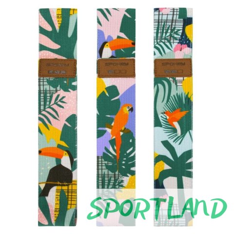 Zestaw gum treningowych Spokey Home Jungle SPK-941536 6,5cm Zestaw gum treningowych Spokey Home Jungle SPK-941536 6,5cm