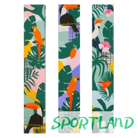 Zestaw gum treningowych Spokey Home Jungle SPK-941536 6,5cm Zestaw gum treningowych Spokey Home Jungle SPK-941536 6,5cm