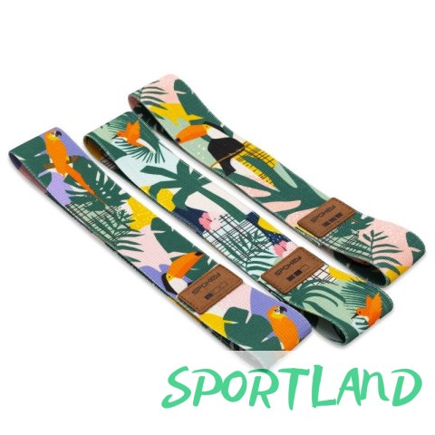 Zestaw gum treningowych Spokey Home Jungle SPK-941536 6,5cm Zestaw gum treningowych Spokey Home Jungle SPK-941536 6,5cm
