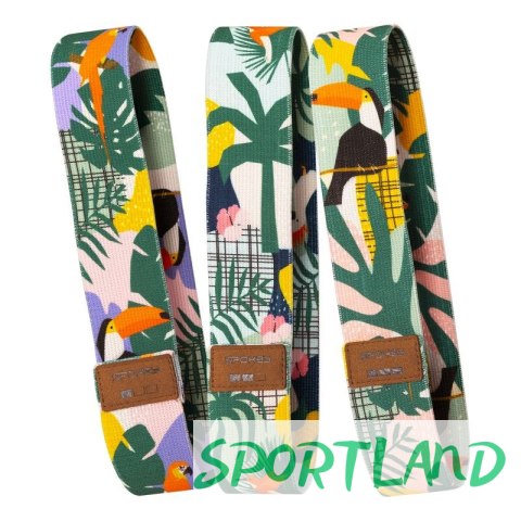 Zestaw gum treningowych Spokey Home Jungle SPK-941536 6,5cm Zestaw gum treningowych Spokey Home Jungle SPK-941536 6,5cm