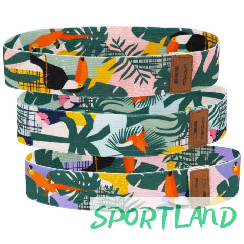Zestaw gum treningowych Spokey Home Jungle SPK-941536 6,5cm Zestaw gum treningowych Spokey Home Jungle SPK-941536 6,5cm