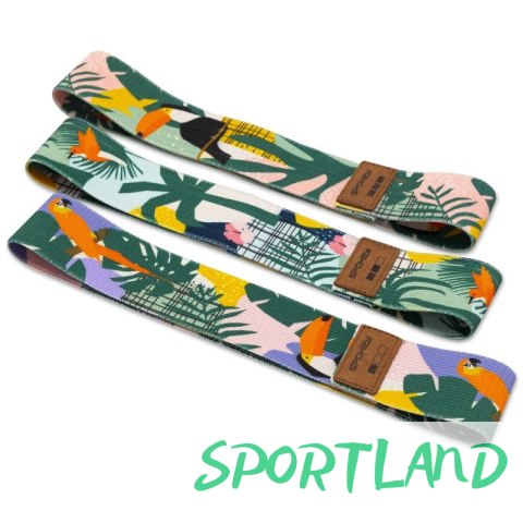 Zestaw gum treningowych Spokey Home Jungle SPK-941536 6,5cm Zestaw gum treningowych Spokey Home Jungle SPK-941536 6,5cm