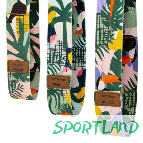 Zestaw gum treningowych Spokey Home Jungle SPK-941536 6,5cm Zestaw gum treningowych Spokey Home Jungle SPK-941536 6,5cm