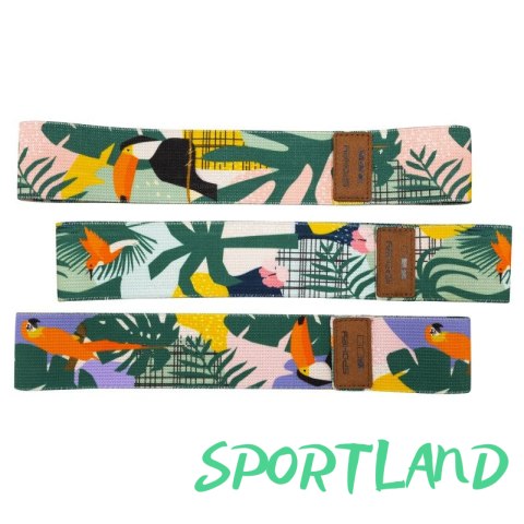 Zestaw gum treningowych Spokey Home Jungle SPK-941536 6,5cm Zestaw gum treningowych Spokey Home Jungle SPK-941536 6,5cm