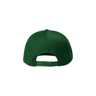 Czapka Malfini Rap 6P MLI-30206 zieleń butelkowa nastawialna