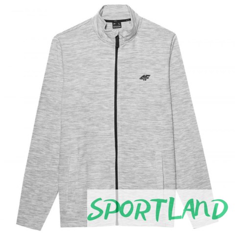 Bluza 4F M 4FSS23TFLEM052 chłodny jasny szary melanż XXL Bluza 4F M 4FSS23TFLEM052 chłodny jasny szary melanż XXL