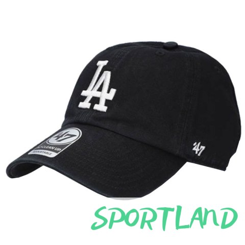 Czapka z daszkiem 47 Brand MLB Los Angeles Dodgers 47 Clean Up Cap B-RGW12GWS-BKJ One size Czapka z daszkiem 47 Brand MLB Los Angeles Dodgers 47 Clean Up Cap B-RGW12GWS-BKJ One size