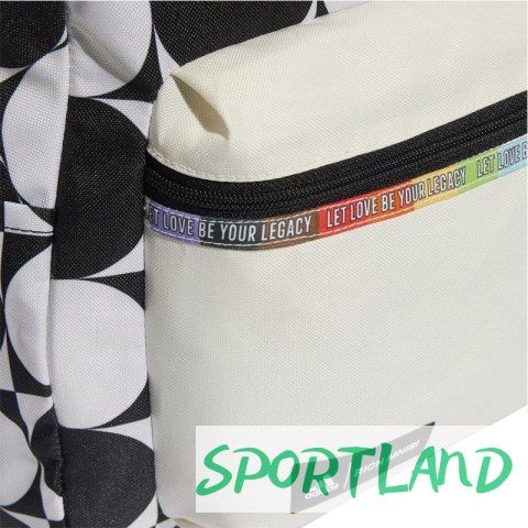Plecak adidas Backpack Pride RM IJ5437 biały Plecak adidas Backpack Pride RM IJ5437 biały