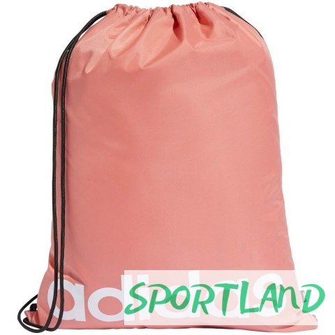 Worek na odzież i obuwie adidas Linear Gymsack IP5006 czerwony Worek na odzież i obuwie adidas Linear Gymsack IP5006 czerwony
