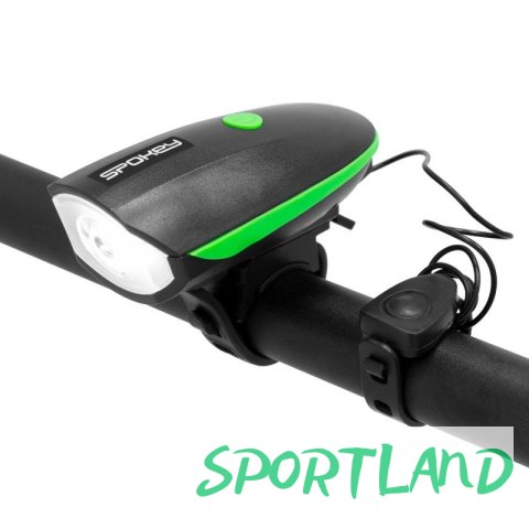 Lampka rowerowa z klaksonem Spokey Raini SPK-942714 N/A