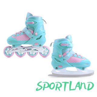 Rolki regulowane SMJ sport 2w1 Jr Lili 38-41