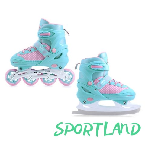 Rolki regulowane SMJ sport 2w1 Jr Lili 38-41 Rolki regulowane SMJ sport 2w1 Jr Lili 38-41