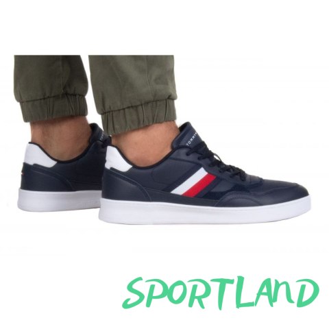 Buty Tommy Hilfiger Court Cupsole Retro Lth Stripes M FM0FM04828 DW5 45 Buty Tommy Hilfiger Court Cupsole Retro Lth Stripes M FM0FM04828 DW5 45