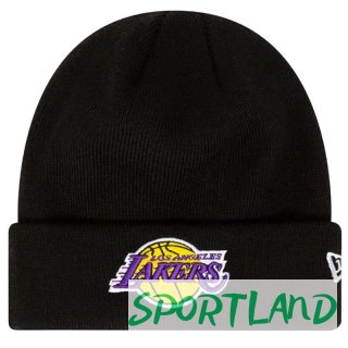 Czapka New Era Essential Cuff Beanie Los Angeles Lakers Hat 60348856 One size