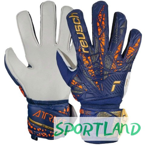 Rękawice bramkarskie Reusch Attrakt Solid Jr 5472515 4410 7 Rękawice bramkarskie Reusch Attrakt Solid Jr 5472515 4410 7