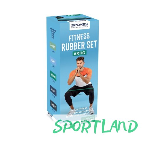Zestaw gum fitness Spokey Artio SPK-943618 60x5cm Zestaw gum fitness Spokey Artio SPK-943618 60x5cm