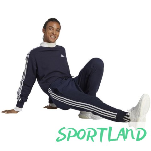 Spodnie adidas Essentials French Terry Tapered Cuff 3-Stripes M IC9406 S Spodnie adidas Essentials French Terry Tapered Cuff 3-Stripes M IC9406 S