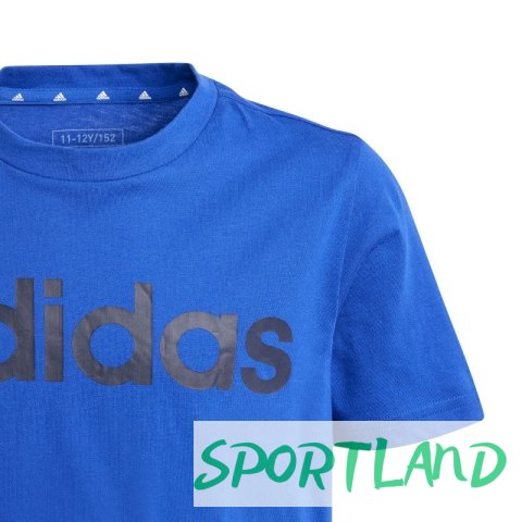 Koszulka adidas Essentials Linear Logo Cotton Tee Jr IB4090 140cm Koszulka adidas Essentials Linear Logo Cotton Tee Jr IB4090 140cm