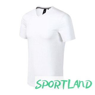 Koszulka Malfini Action V-neck M MLI-70000 biały 2XL