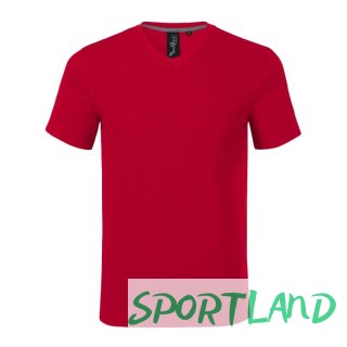 Koszulka Malfini Action V-neck M MLI-70071 formula red 2XL