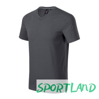 Koszulka Malfini Action V-neck M MLI-70083 light anthracite XL