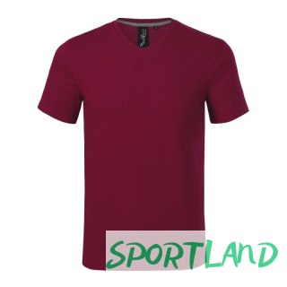 Koszulka Malfini Action V-neck M MLI-70086 garnet XL