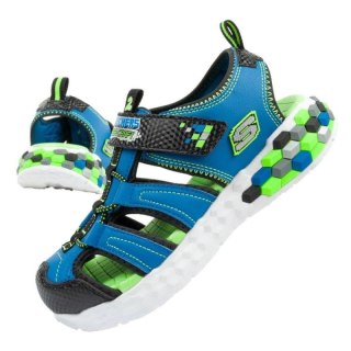 Sandały Skechers Jr 402213L/BBLM 28,5