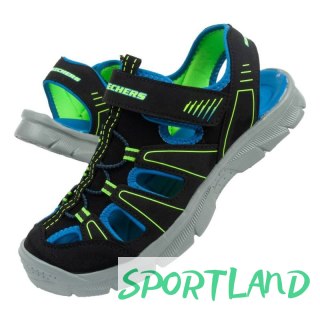 Sandały Skechers Jr 406520L/BBLM 33,5