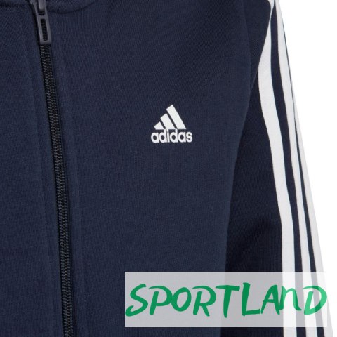 Bluza adidas Essentials 3-Stripes Fleece Full-Zip Hoodie Jr IC0600 152cm Bluza adidas Essentials 3-Stripes Fleece Full-Zip Hoodie Jr IC0600 152cm