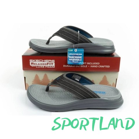 Japonki Skechers Sargo M 204383 CHAR 42.5 Japonki Skechers Sargo M 204383 CHAR 42.5