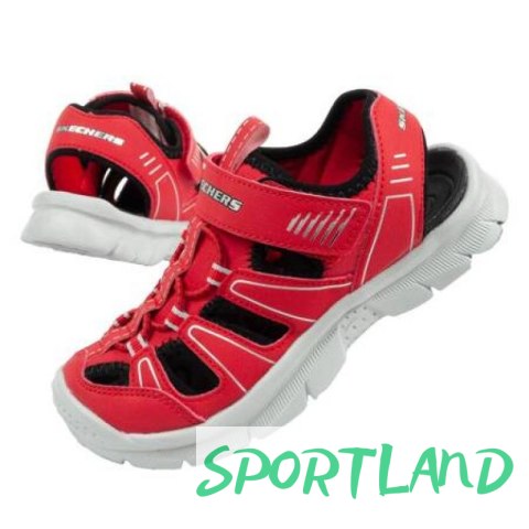 Sandały Skechers Relix Jr 406520L/RDBK 30 Sandały Skechers Relix Jr 406520L/RDBK 30