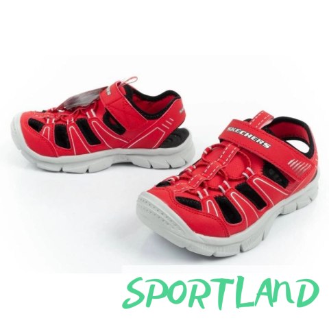 Sandały Skechers Relix Jr 406520L/RDBK 30 Sandały Skechers Relix Jr 406520L/RDBK 30