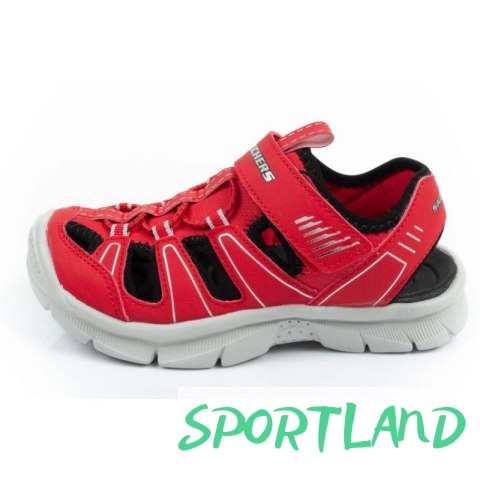 Sandały Skechers Relix Jr 406520L/RDBK 30 Sandały Skechers Relix Jr 406520L/RDBK 30