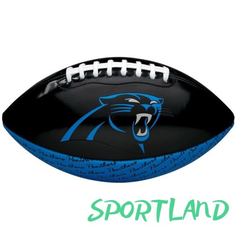 Piłka Wilson NFL Team Peewee Carolina Panthers Mini Ball Jr WTF1523XBCA 7 Piłka Wilson NFL Team Peewee Carolina Panthers Mini Ball Jr WTF1523XBCA 7