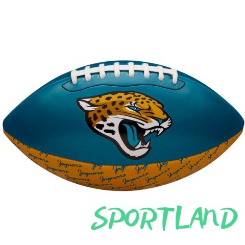 Piłka Wilson NFL Team Peewee Jacksonville Jaguars Mini Ball Jr WTF1523XBJX 7 Piłka Wilson NFL Team Peewee Jacksonville Jaguars Mini Ball Jr WTF1523XBJX 7