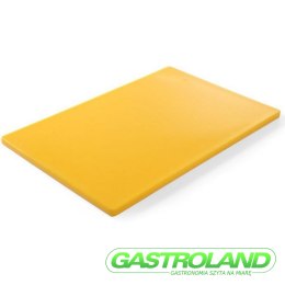 Deska do krojenia HACCP do drobiu 600x400mm żółta - Hendi 825655