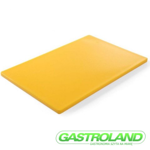 Deska do krojenia HACCP do drobiu 600x400mm żółta - Hendi 825655