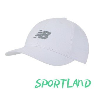 Czapka z daszkiem New Balance 6 Panel Structured Snapback LAH41013WT uniwersalny