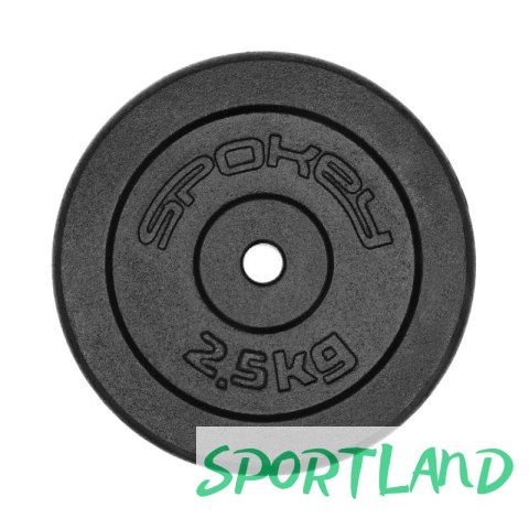 Obciążenie żeliwne 2,5kg Spokey Sinis SPK-944483 2,5 kg
