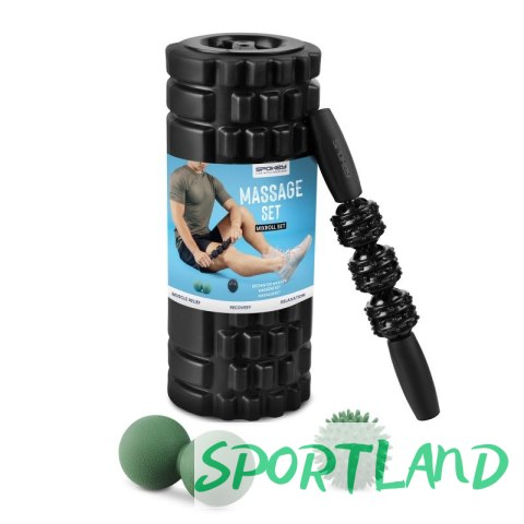 Wałek do masażu z akcesoriami Spokey Mixroll Set SPK-944203 N/A Wałek do masażu z akcesoriami Spokey Mixroll Set SPK-944203 N/A