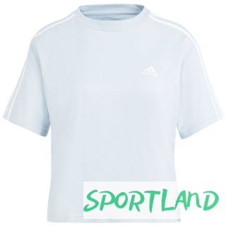 Koszulka adidas Essentials 3-Stripes Single Jersey Crop Top W IS1568 M