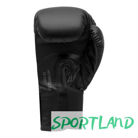 Rękawice bokserskie adidas Hybrid 80 czarne 10 oz Rękawice bokserskie adidas Hybrid 80 czarne 10 oz